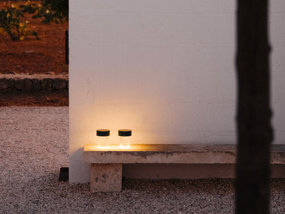 Lampe portable Last Order Fluted de Michael Anastassiades - Flos-Cuivre satiné-The Woods Gallery
