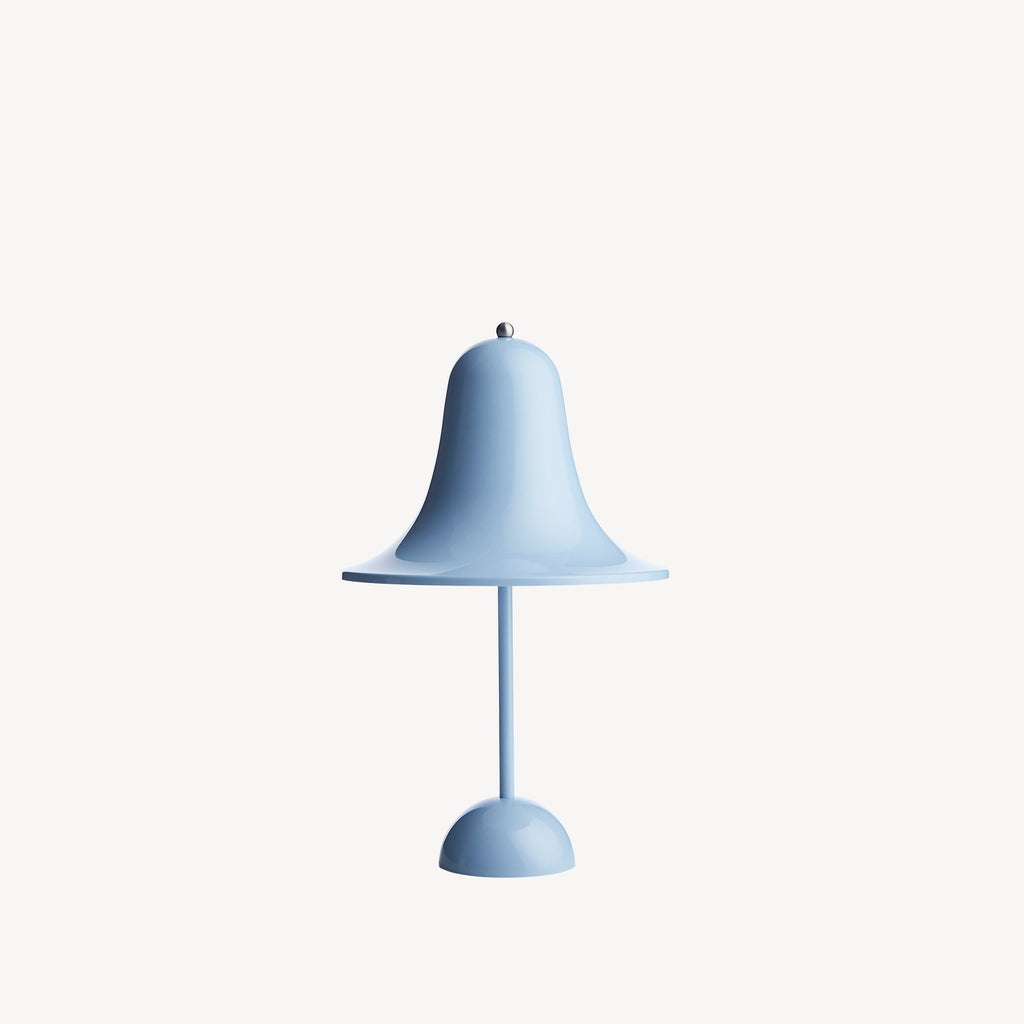 Lampe portable Pantop de Verner Panton - Verpan-Bleu clair-The Woods Gallery
