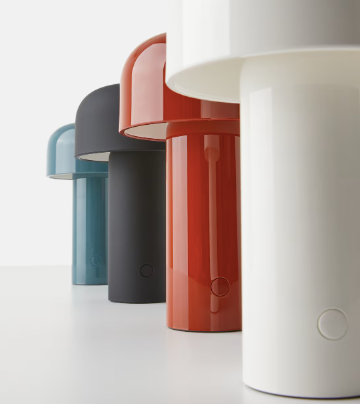 Lampe sans fil Bellhop de Barber &amp; Osgerby - Flos-Gris-The Woods Gallery