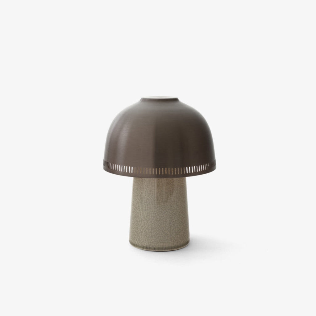 Lampe sans fil rechargeable Raku SH8 métal par Sebastian Herkner - &Tradition-Bronze-The Woods Gallery