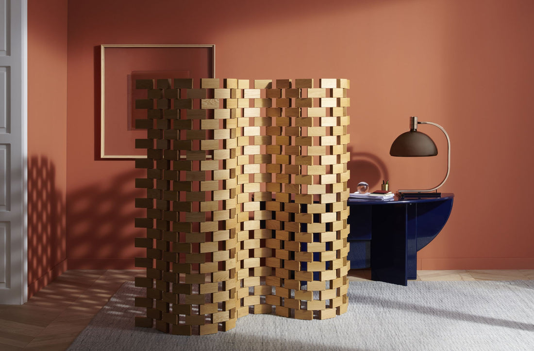 Paravent 537 Ambassade de Charlotte Perriand - Cassina-ambiance catalogue Cassina 2026-The Woods Gallery