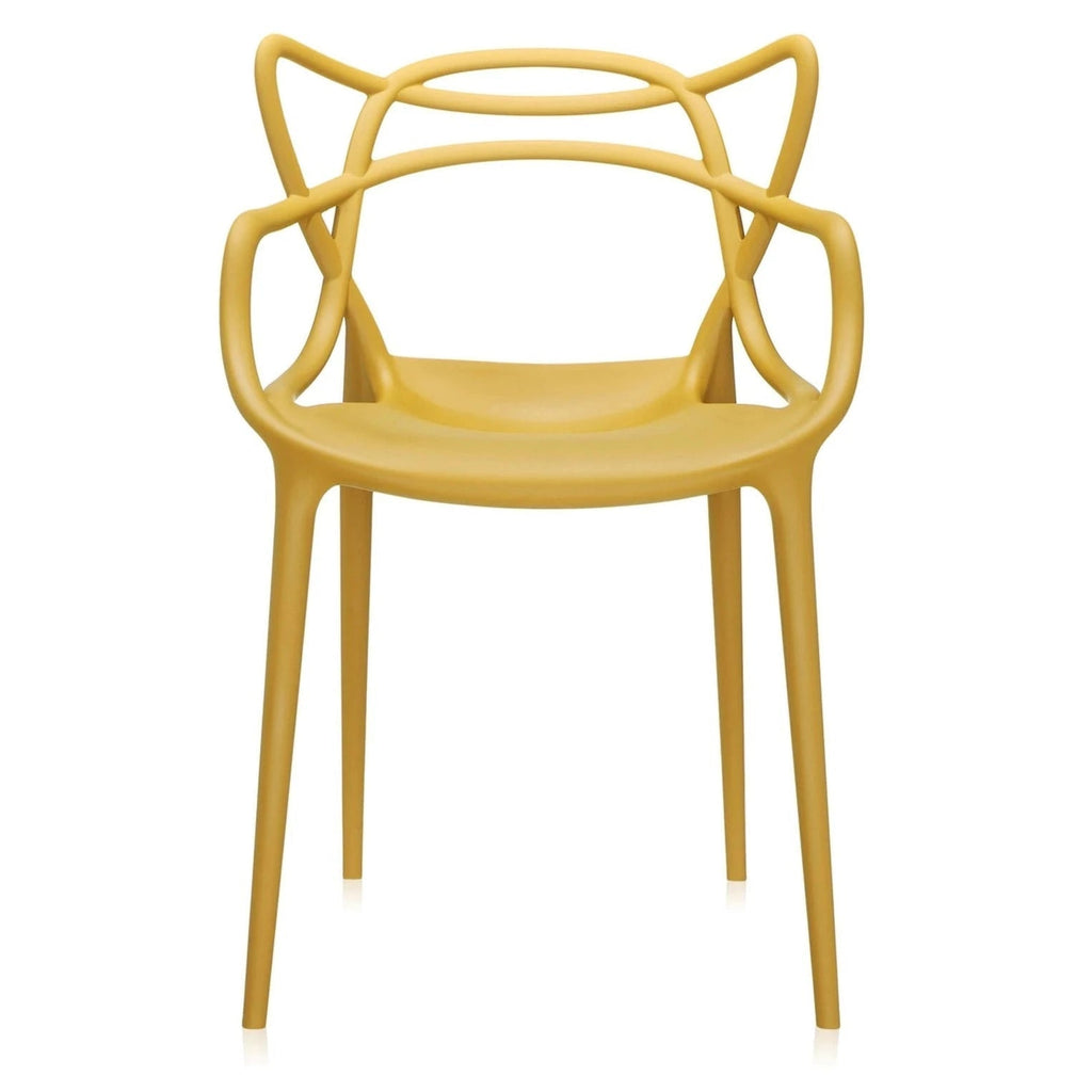 Lot de 2 Chaises Masters de Philippe Starck & Eugeni Quitllet - Kartell-Moutarde-The Woods Gallery