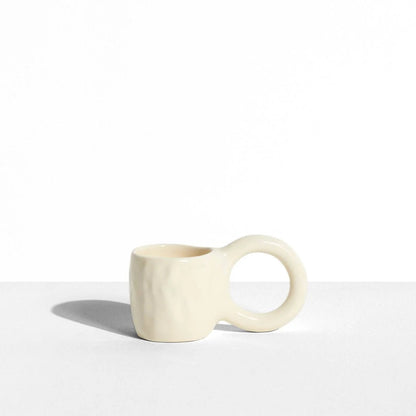 Lot de 2 Tasses à café Donut de Pia Chevalier - Petite Friture-Jaune Lemon-The Woods Gallery