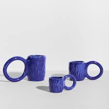 Lot de 2 Tasses à café Donut de Pia Chevalier - Petite Friture-Jaune Lemon-The Woods Gallery