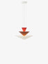 Lustre Gio LN14 de Luca Nichetto - &Tradition-Rouge vermillon, bordeaux & blanc écru-The Woods Gallery