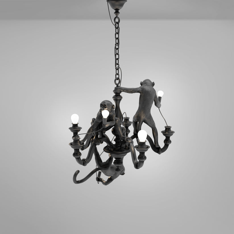 Lustre Monkey Chandelier de Marcantonio - Seletti-The Woods Gallery