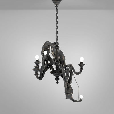 Lustre Monkey Chandelier de Marcantonio - Seletti-The Woods Gallery