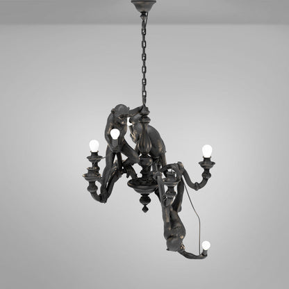 Lustre Monkey Chandelier de Marcantonio - Seletti-The Woods Gallery