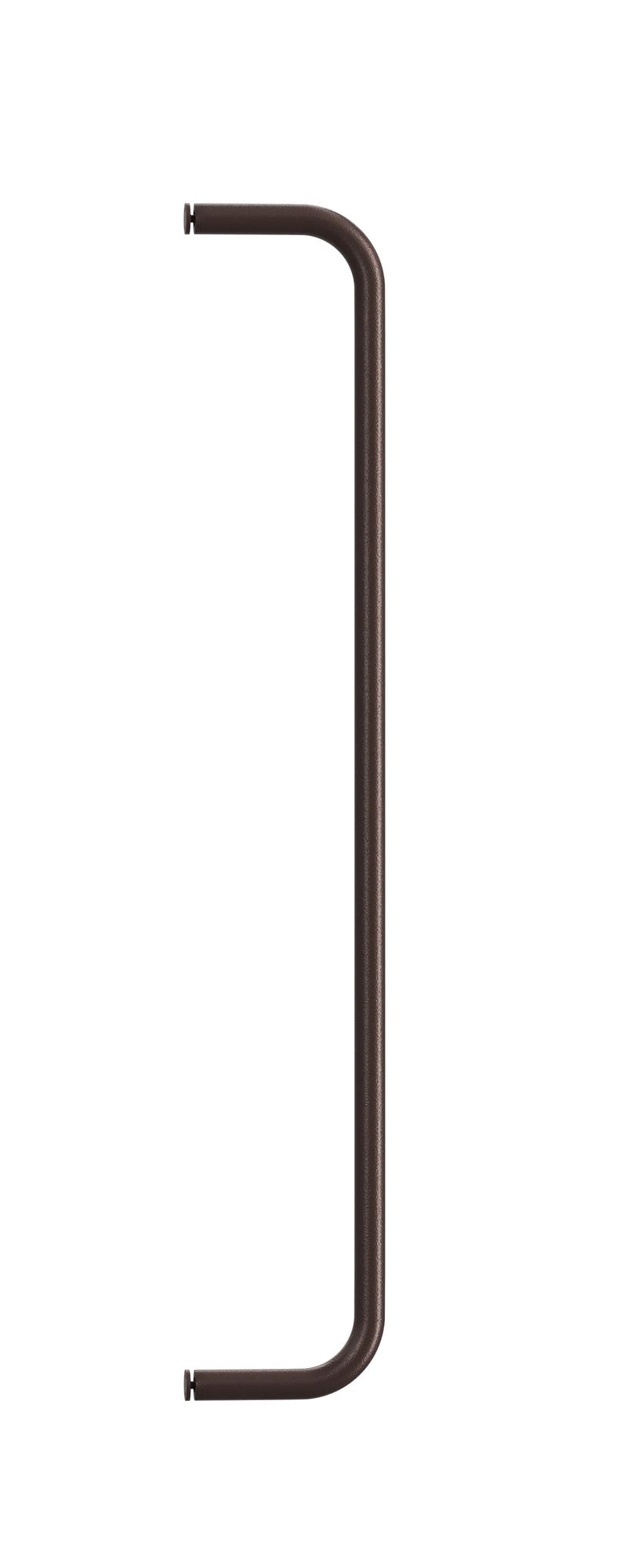 Tringle pour étagères métalliques, String Furniture, coloris brun foncé, L 53 x H 8 cm, packshot sur fond blanc