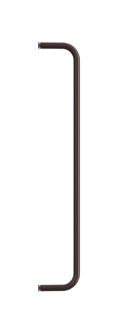 Tringle pour étagères métalliques, String Furniture, coloris brun foncé, L 53 x H 8 cm, packshot sur fond blanc