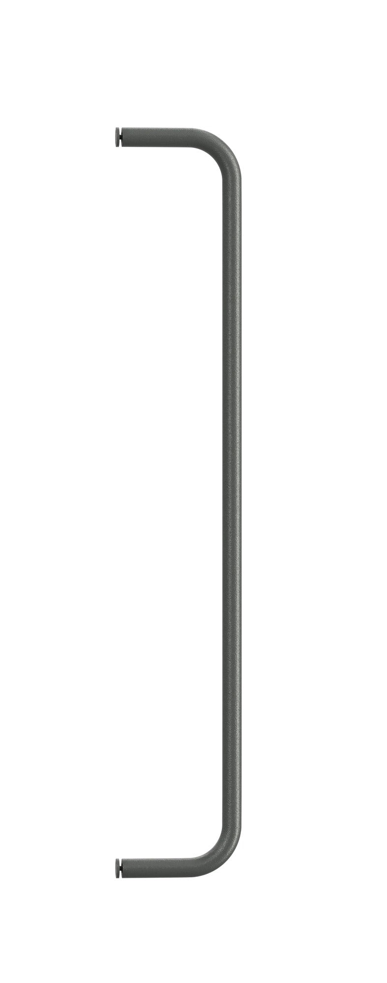 Tringle pour étagères métalliques, String Furniture, coloris gris foncé, L 53 x H 8 cm, packshot sur fond blanc