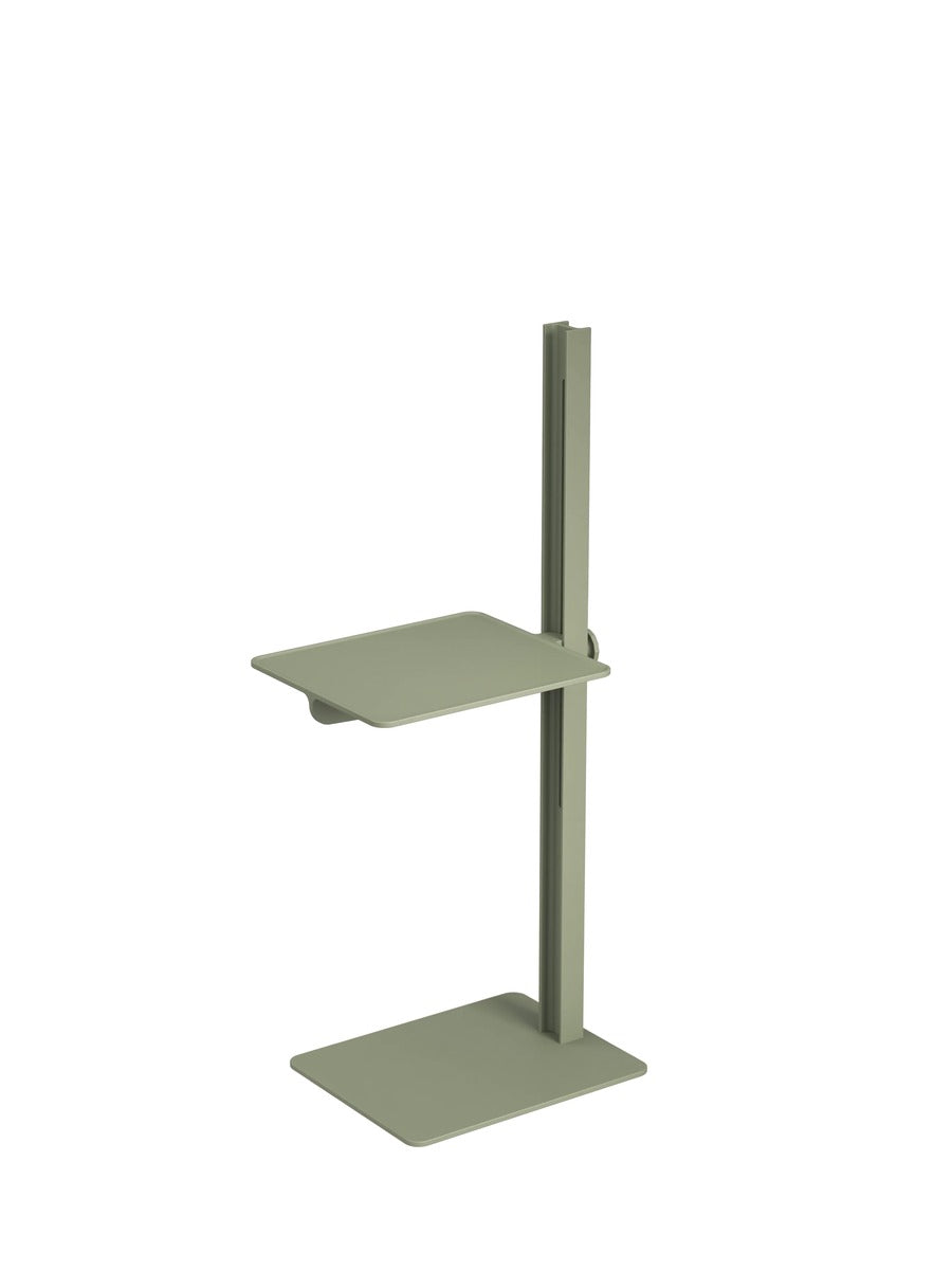 Étagère Museum Sidetable Ø 24, String Furniture, coloris vert, packshot sur fond blanc