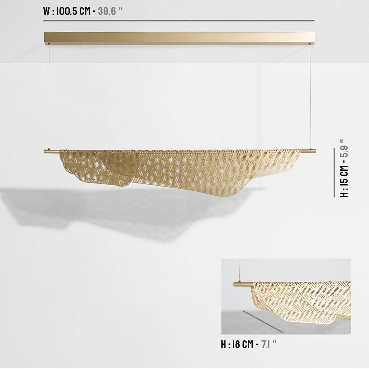 Mediterranea Petite Suspension de Noé Duchaufour-Lawrance - Petite Friture-en situation-The Woods Gallery