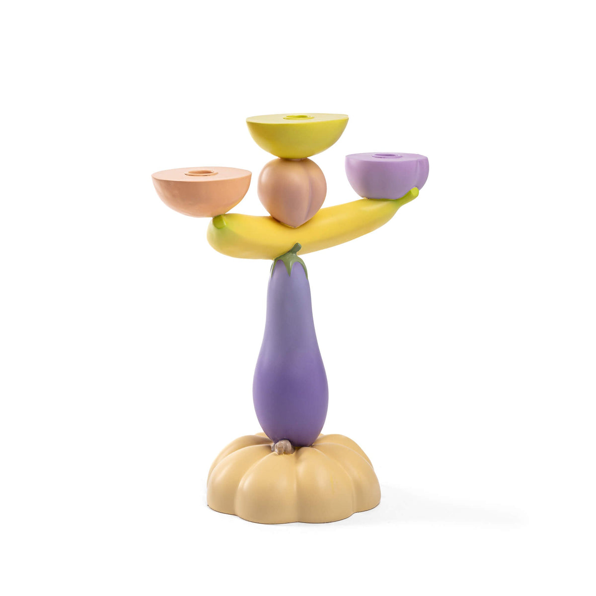 Candélabre Vitamin Aubergine de Marcantonio - Seletti-vue 3-The Woods Gallery