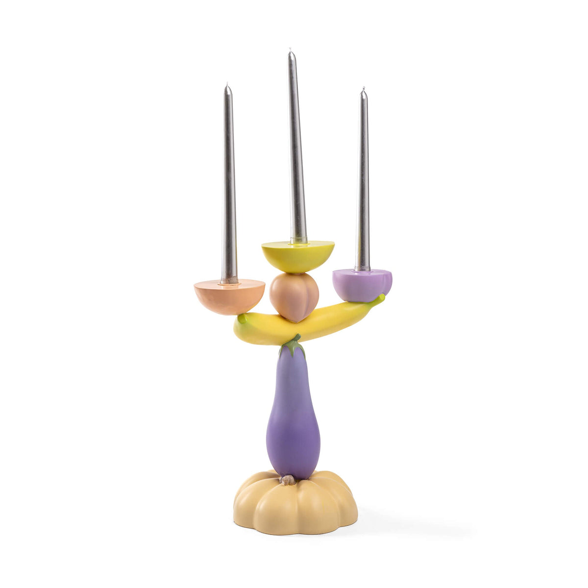 Candélabre Vitamin Aubergine de Marcantonio - Seletti-vue 4-The Woods Gallery