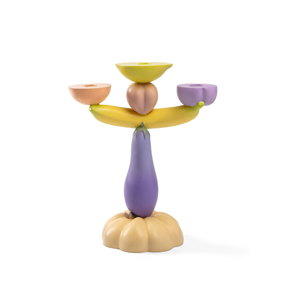 Candélabre Vitamin Aubergine de Marcantonio - Seletti-vue 7-The Woods Gallery