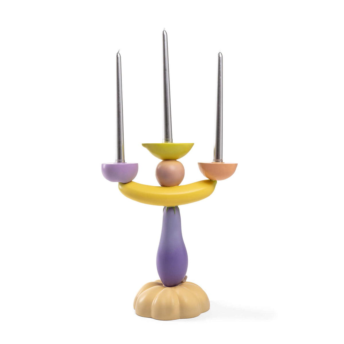 Candélabre Vitamin Aubergine de Marcantonio - Seletti-vue 8-The Woods Gallery