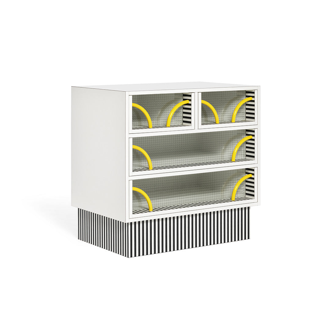 Meuble Cassettiera Atlantic par Michele De Lucchi - Memphis Milano-The Woods Gallery