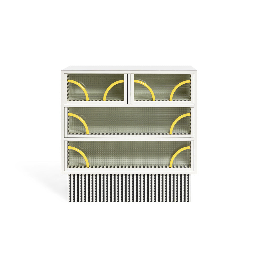 Meuble Cassettiera Atlantic par Michele De Lucchi - Memphis Milano-The Woods Gallery