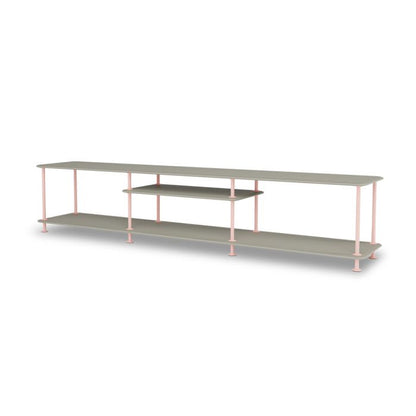 Meuble TV Etagère Free 111010 par Jakob Wagner - Montana Furniture-Plateaux Beige-Structure Noir 05-The Woods Gallery