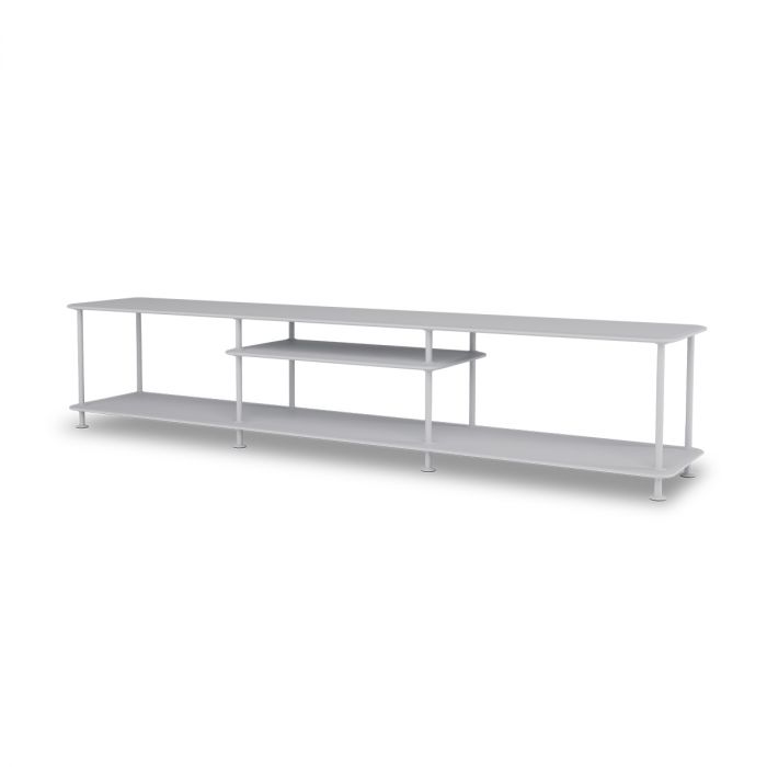 Meuble TV Etagère Free 111010 par Jakob Wagner - Montana Furniture-Plateaux Gris clair-Structure Noir 05-The Woods Gallery
