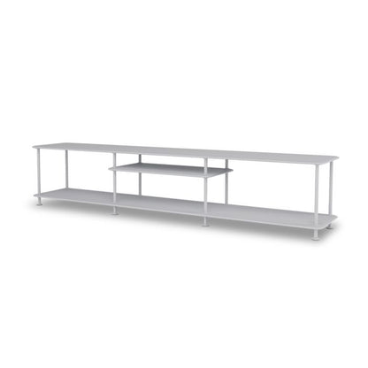 Meuble TV Etagère Free 111010 par Jakob Wagner - Montana Furniture-Plateaux Gris clair-Structure Noir 05-The Woods Gallery