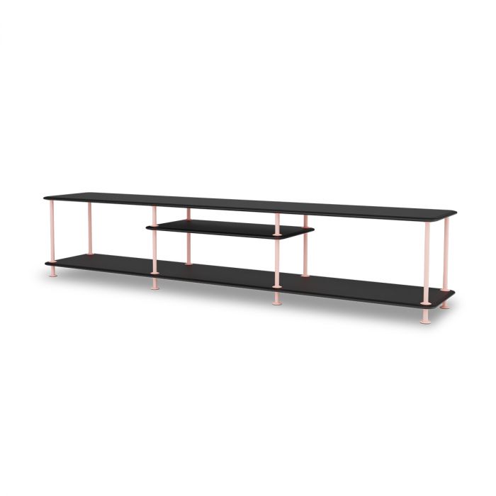 Meuble TV Etagère Free 111010 par Jakob Wagner - Montana Furniture-Plateaux Noir-Structure Noir 05-The Woods Gallery