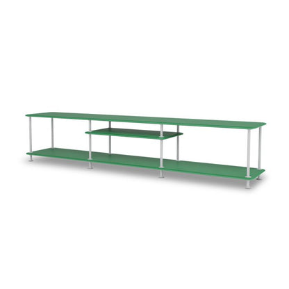Meuble TV Etagère Free 111010 par Jakob Wagner - Montana Furniture-Plateaux Vert-Structure Noir 05-The Woods Gallery