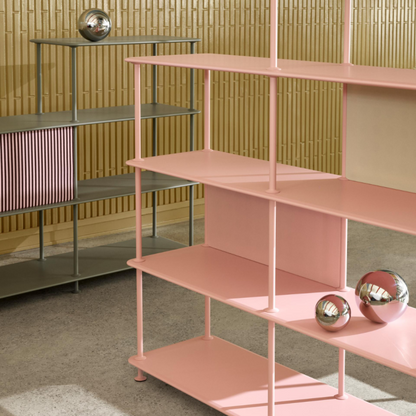 Meuble TV Etagère Free 111010 par Jakob Wagner - Montana Furniture-Plateaux Vert-Structure Noir 05-The Woods Gallery