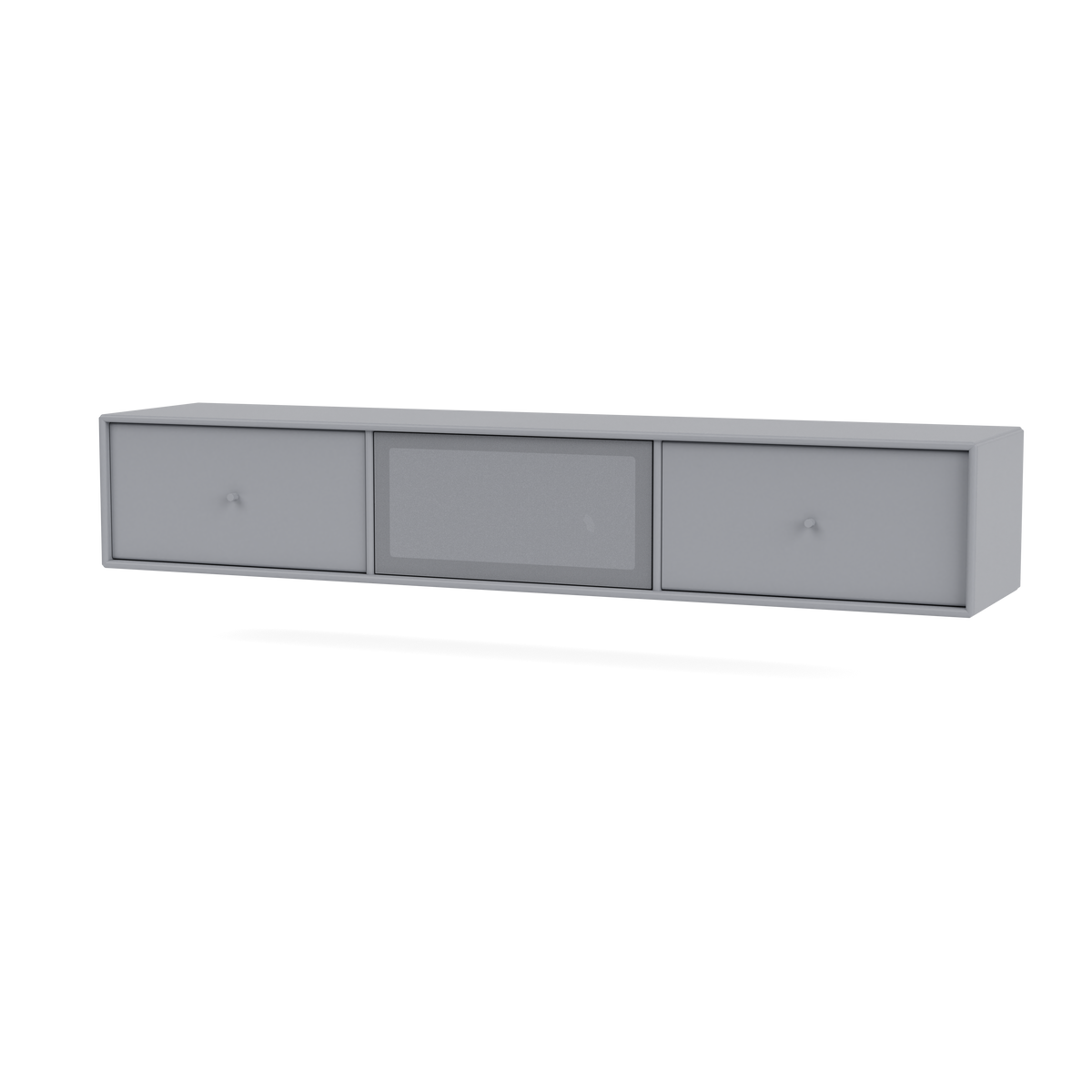 Meuble Tv Octave V par Peter J. Lassen, laque 100 Graphic, suspendu au mur, packshot Montana