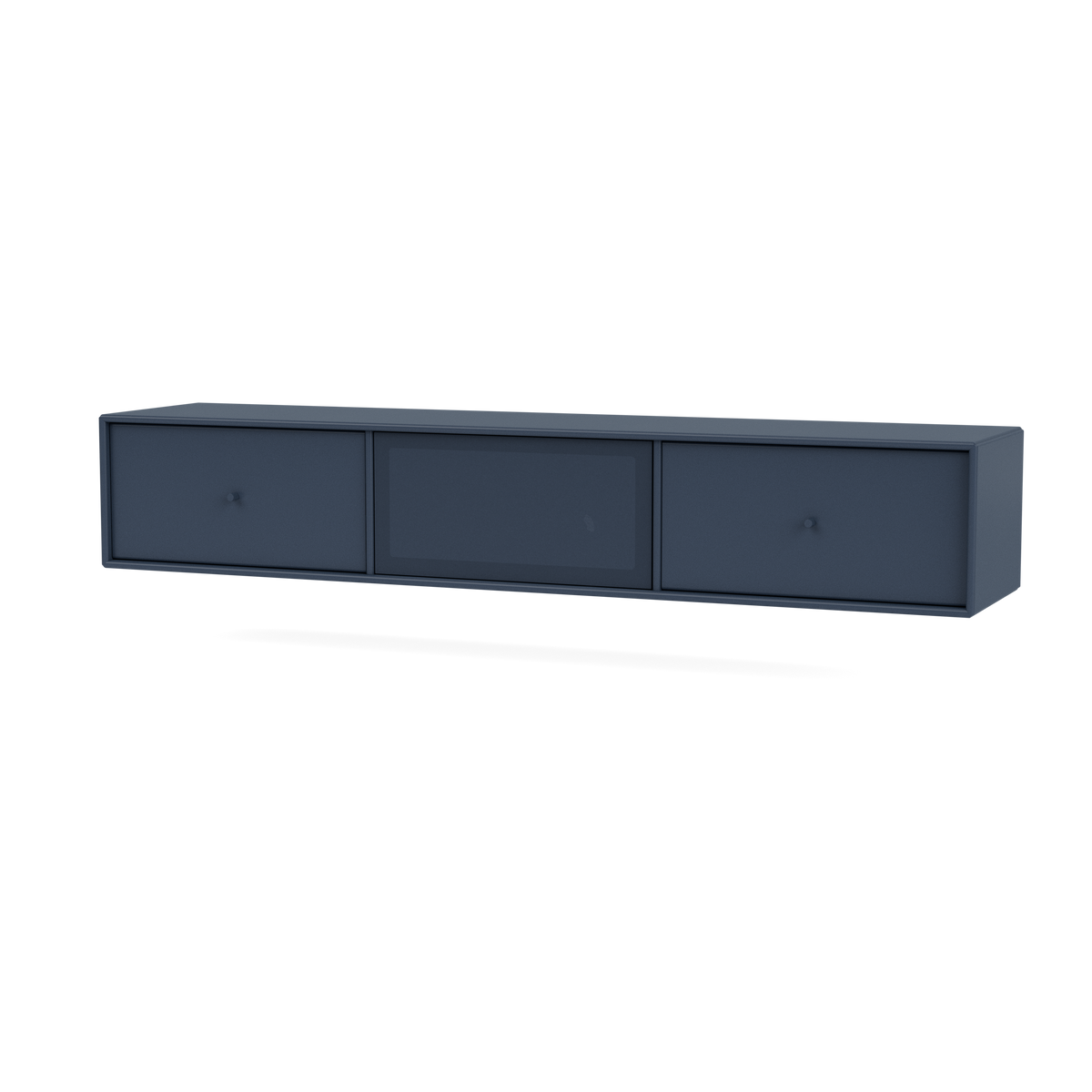 Meuble Tv Octave V par Peter J. Lassen, laque 138 Juniper, suspendu au mur, packshot Montana
