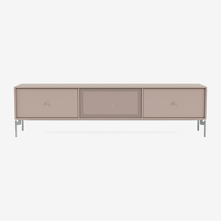 Meuble Tv Octave V par Peter J. Lassen - Montana-137 Mushroom-Pieds h 12.6cm-The Woods Gallery