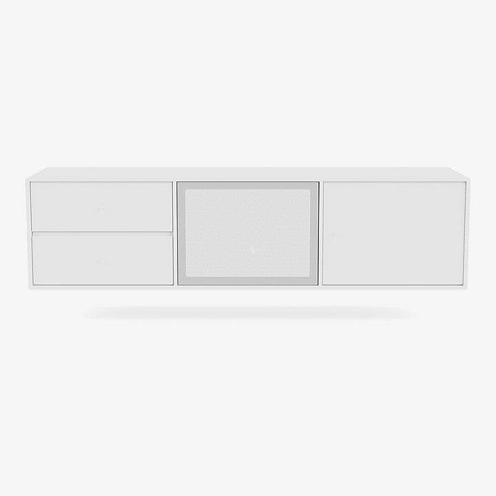 Meuble Tv Octave VI par Peter J. Lassen - Montana-02 Fjord-Avec rail de suspension-The Woods Gallery