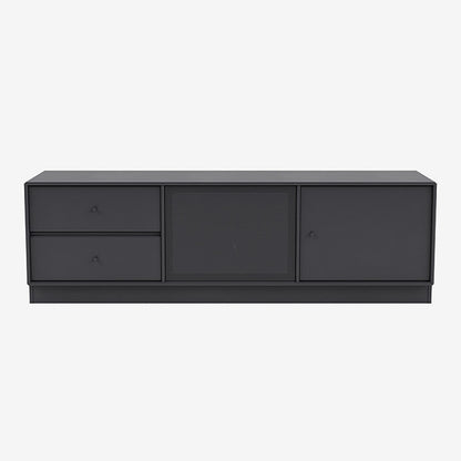 Meuble Tv Octave VI par Peter J. Lassen - Montana-04 Anthracite-Plinthe h 7cm-The Woods Gallery