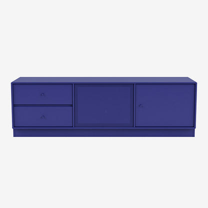 Meuble Tv Octave VI par Peter J. Lassen - Montana-135 Monarch-Plinthe h 7cm-The Woods Gallery