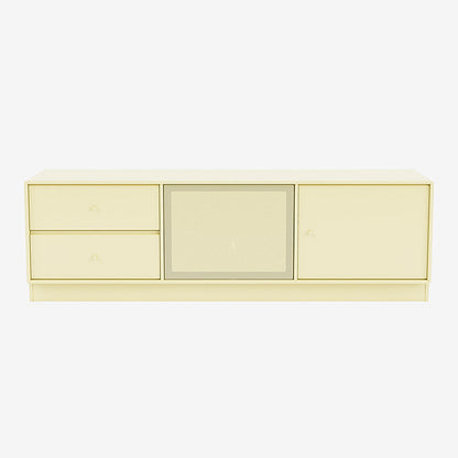 Meuble Tv Octave VI par Peter J. Lassen - Montana-159 Camomile-Plinthe h 7cm-The Woods Gallery