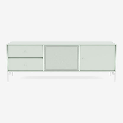 Meuble Tv Octave VI par Peter J. Lassen - Montana-161 Mist-Pieds h 12.6cm-The Woods Gallery