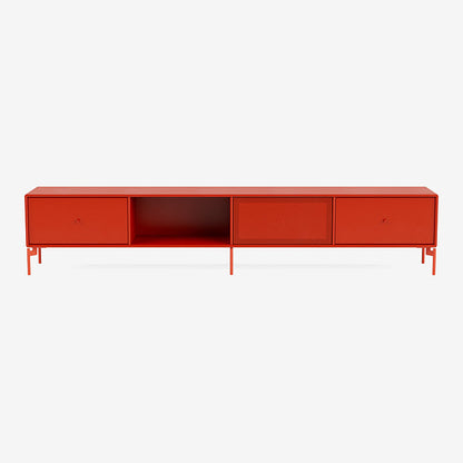 Meuble Tv Octave VII par Peter J. Lassen - Montana-145 Rosehip-Sur pieds-The Woods Gallery