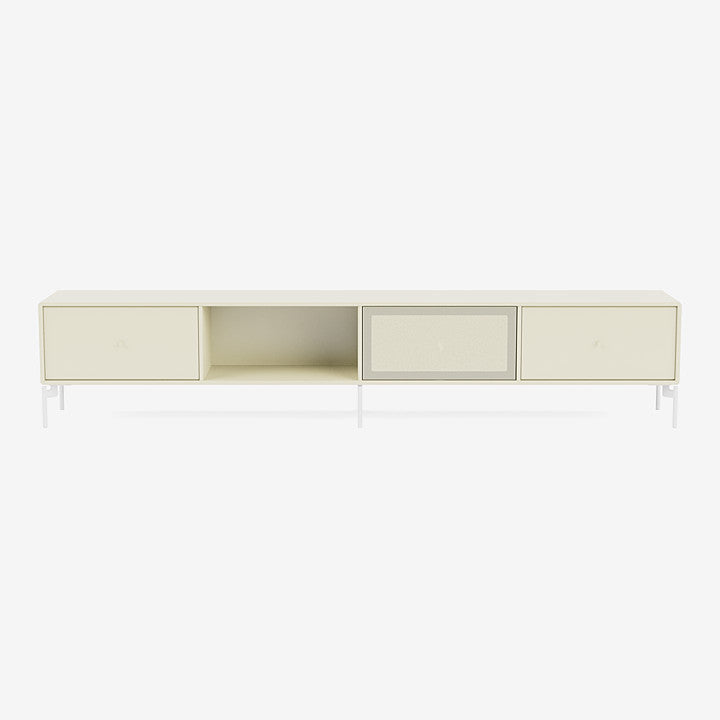 Meuble Tv Octave VII par Peter J. Lassen - Montana-150 Vanilla-Sur pieds-The Woods Gallery