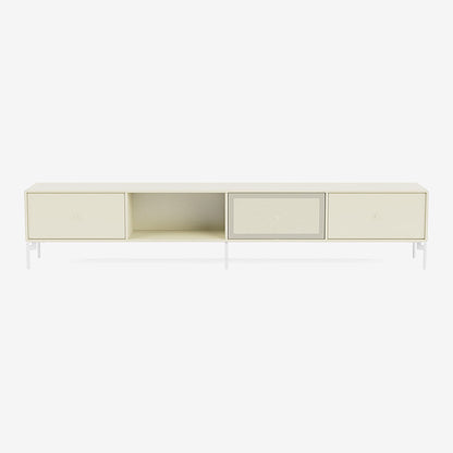 Meuble Tv Octave VII par Peter J. Lassen - Montana-150 Vanilla-Sur pieds-The Woods Gallery