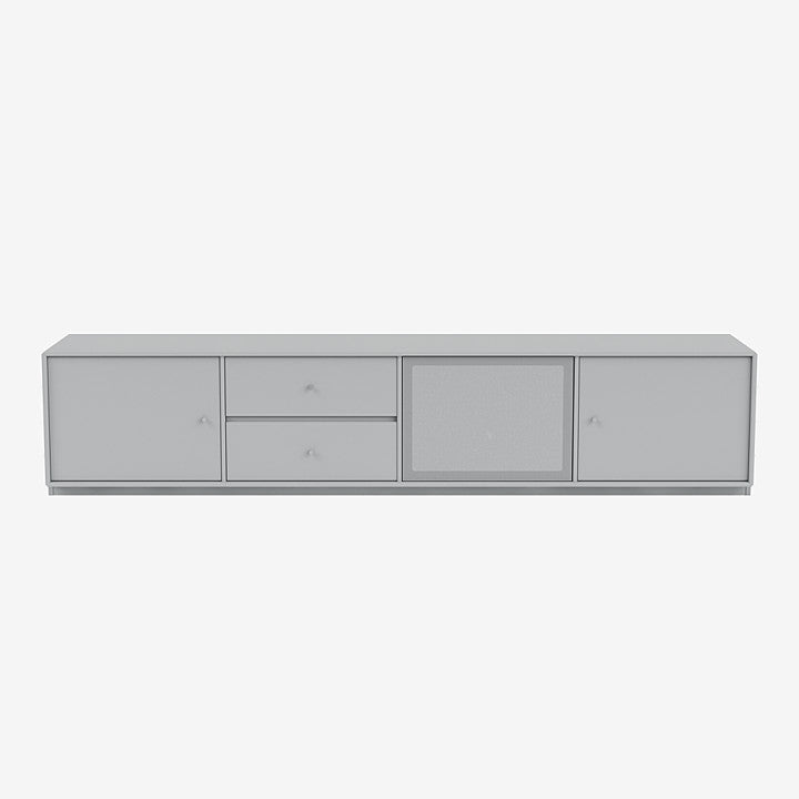 Meuble Tv Octave VIII par Peter J. Lassen - Montana-02 Fjord-Plinthe h 3cm-The Woods Gallery
