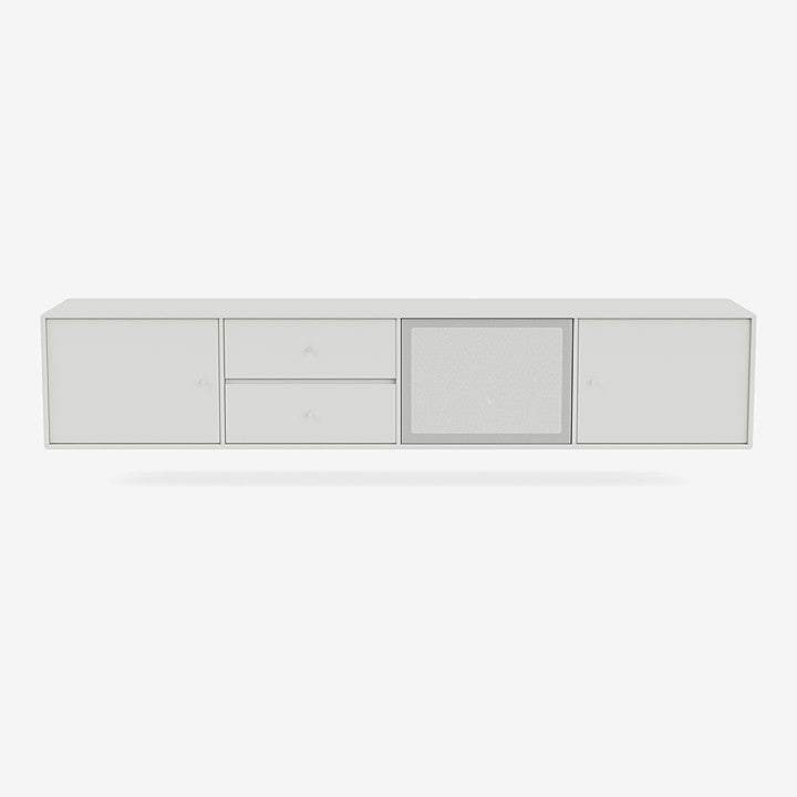 Meuble Tv Octave VIII par Peter J. Lassen - Montana-09 Nordic-Avec rail de suspension-The Woods Gallery