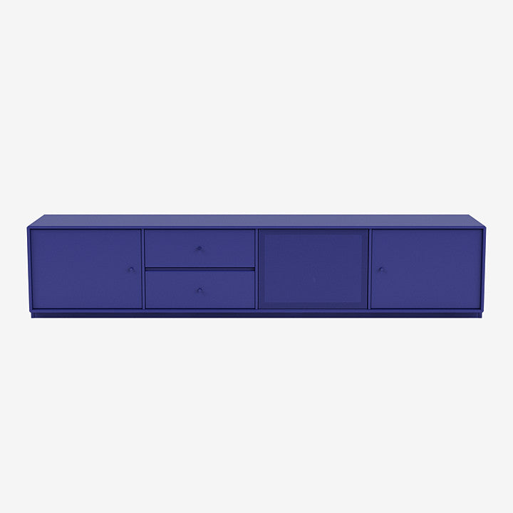 Meuble Tv Octave VIII par Peter J. Lassen - Montana-135 Monarch-Plinthe h 3cm-The Woods Gallery