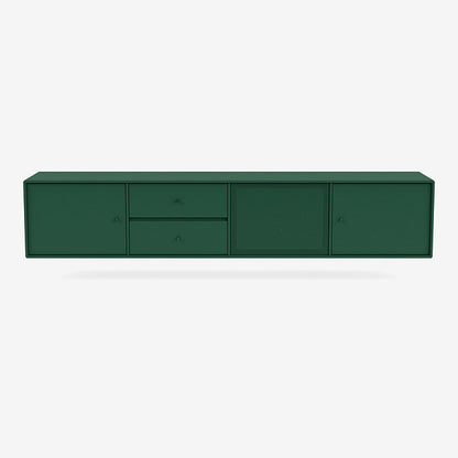 Meuble Tv Octave VIII par Peter J. Lassen - Montana-136 Pine-Avec rail de suspension-The Woods Gallery