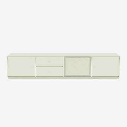 Meuble Tv Octave VIII par Peter J. Lassen - Montana-140 Pomelo-Plinthe h 3cm-The Woods Gallery