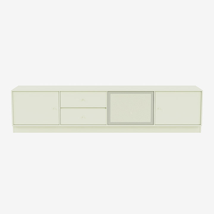 Meuble Tv Octave VIII par Peter J. Lassen - Montana-140 Pomelo-Plinthe h 7cm-The Woods Gallery