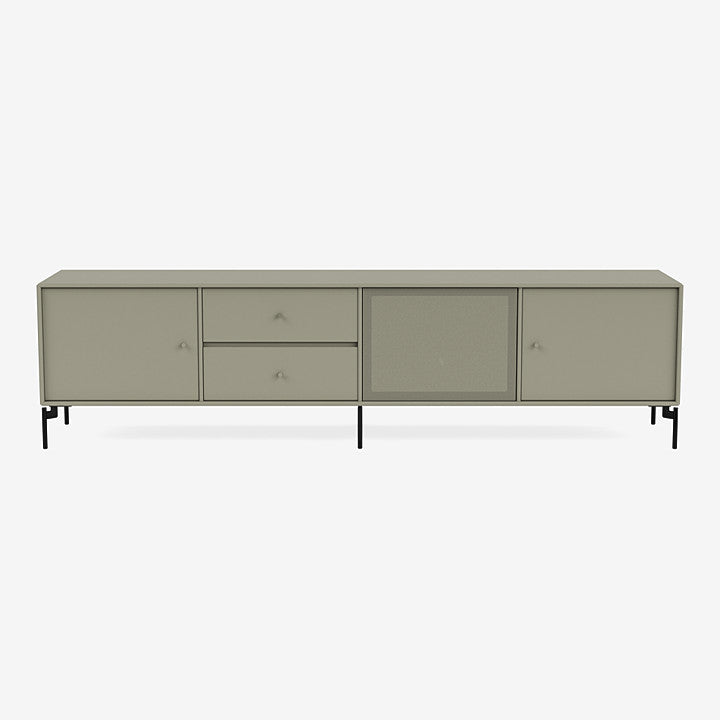 Meuble Tv Octave VIII par Peter J. Lassen - Montana-144 Fennel-Pieds h 12.6cm-The Woods Gallery
