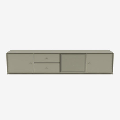 Meuble Tv Octave VIII par Peter J. Lassen - Montana-144 Fennel-Plinthe h 3cm-The Woods Gallery