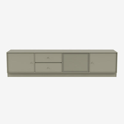Meuble Tv Octave VIII par Peter J. Lassen - Montana-144 Fennel-Plinthe h 7cm-The Woods Gallery