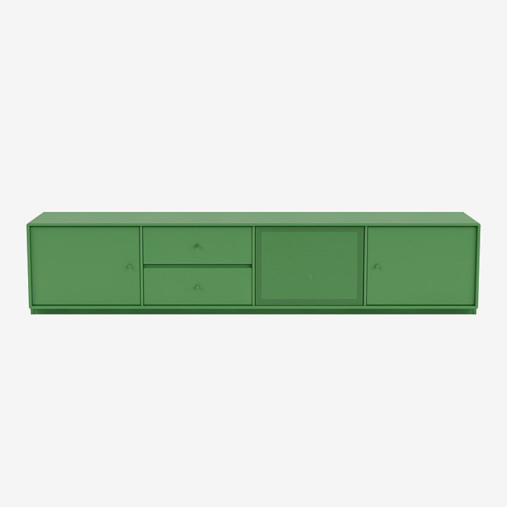 Meuble Tv Octave VIII par Peter J. Lassen - Montana-152 Parsley-Plinthe h 3cm-The Woods Gallery